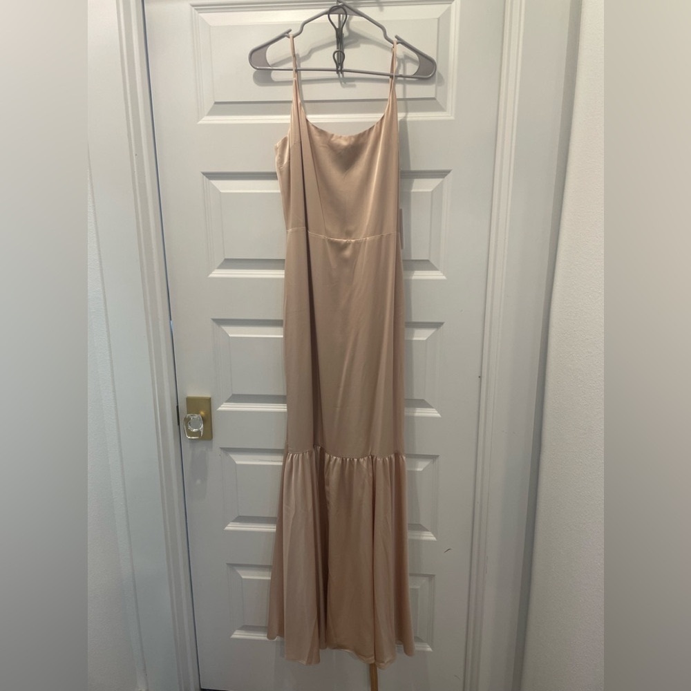Reformation Nasha Satin Dress
